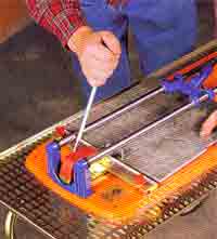 manual tile cutter.