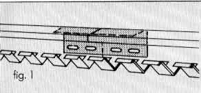 galvanised rail fitting instructions for PVC strip curtains.