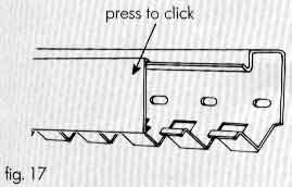 fitting instructions for PVC strip curtains.