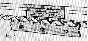 galvanised rail fitting instructions for PVC strip curtains.