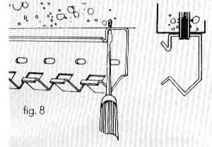 fitting instructions for PVC strip curtains.